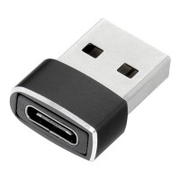  Adapteris from USB to Type-C (OTG) black 